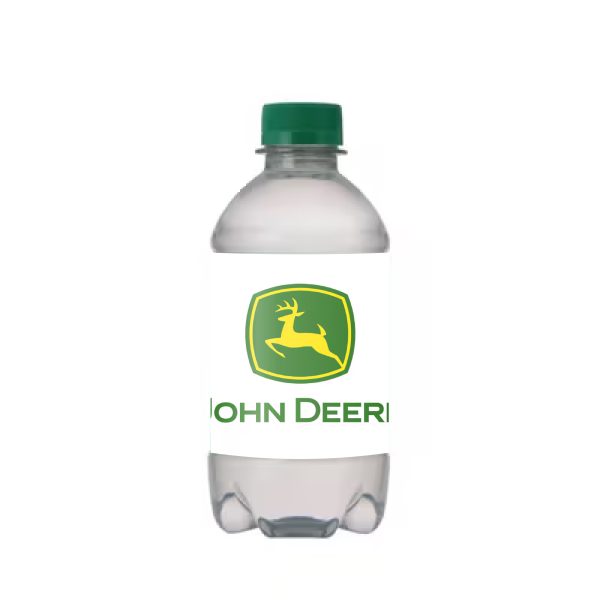330ml waterflesje met groene dop bedrukken