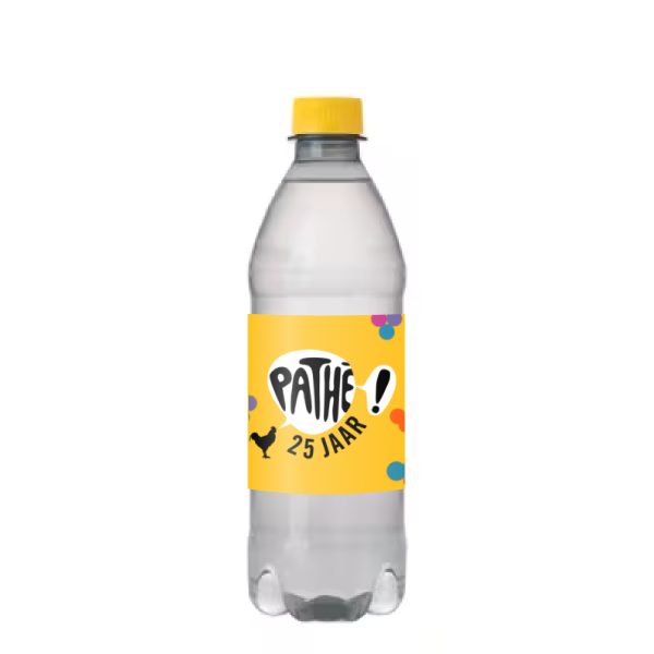 waterflesje 500ml met gele dop