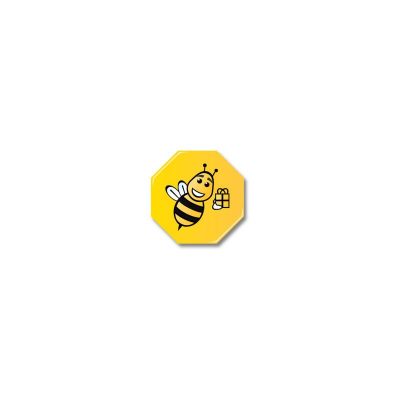 Achthoek Button