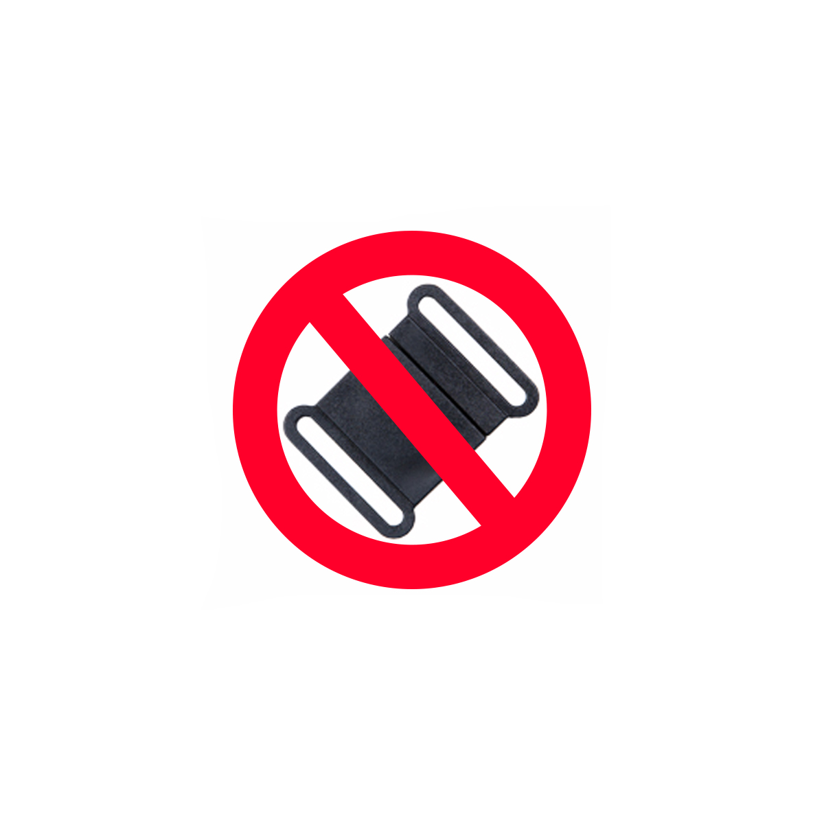 Geen Nekclip/Safety clip