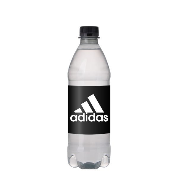 waterflesje 500ml met zwarte dop
