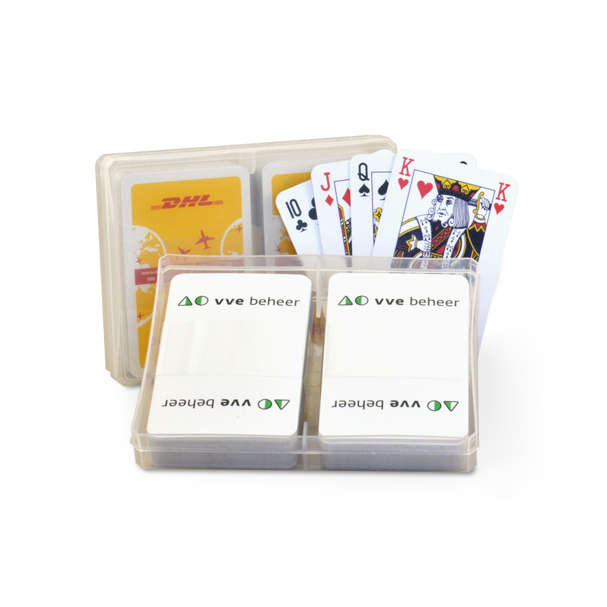Speelkaarten in dubbele doos – 2 spellen kaarten - Afbeelding 2