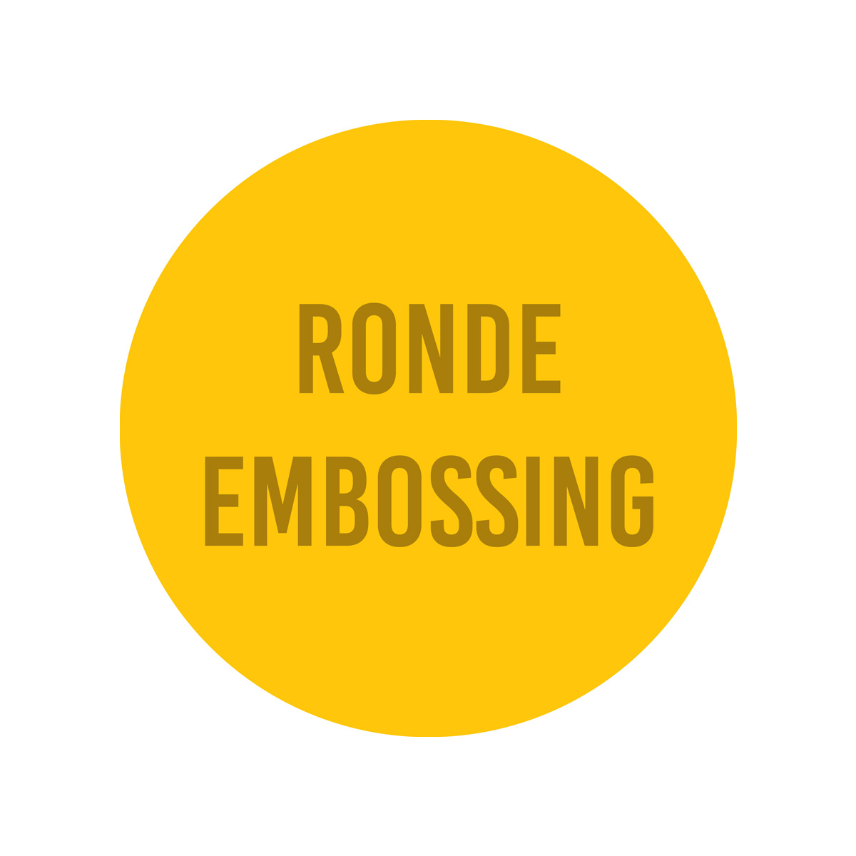 Ronde embossing