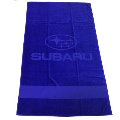 Handdoek met relief inweving 100×50