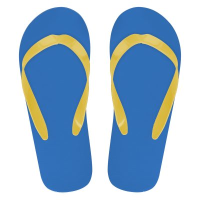 Blauwe Strand Slippers Bedrukken