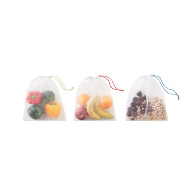 Groentezakken bedrukken 3 Delige Set