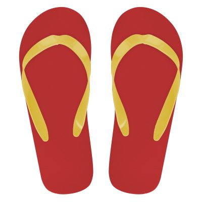 Rode Strand Slippers Bedrukken