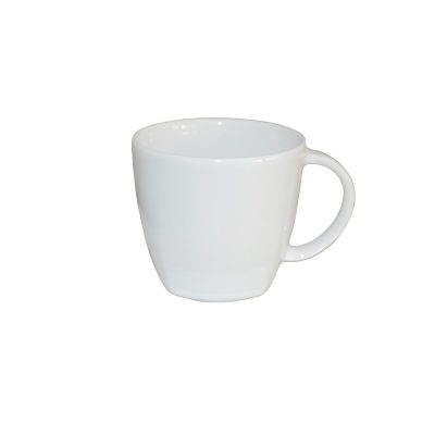 Wit Koffiekopje met Schotel