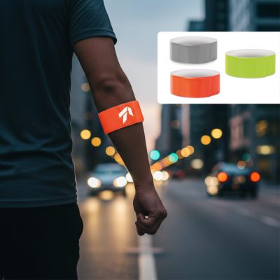 Reflecterende Slap Wrap met Logo bedrukken