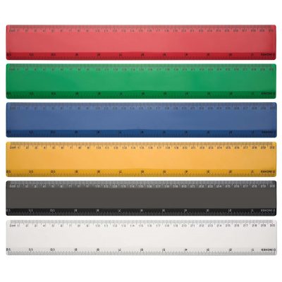 Gekleurde Liniaal 30cm Bedrukken