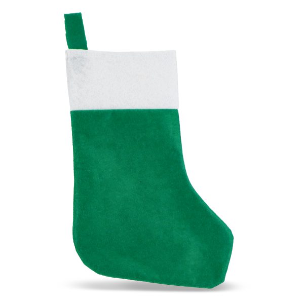 groene kerstsok bedrukken