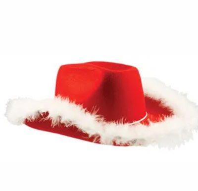 Kerstmis Cowboyhoed Bedrukken