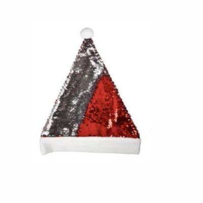 Kerstmuts met Pailletten Bedrukken