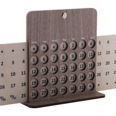 Houten Kalender Graveren