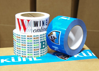 Bedrukte plakband webshop tape promobee