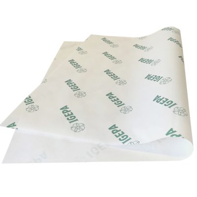 Zijde papier vloeipapier met opdruk (1 kleur)