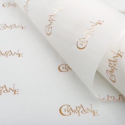 Zijde papier vloeipapier met opdruk (full colour)