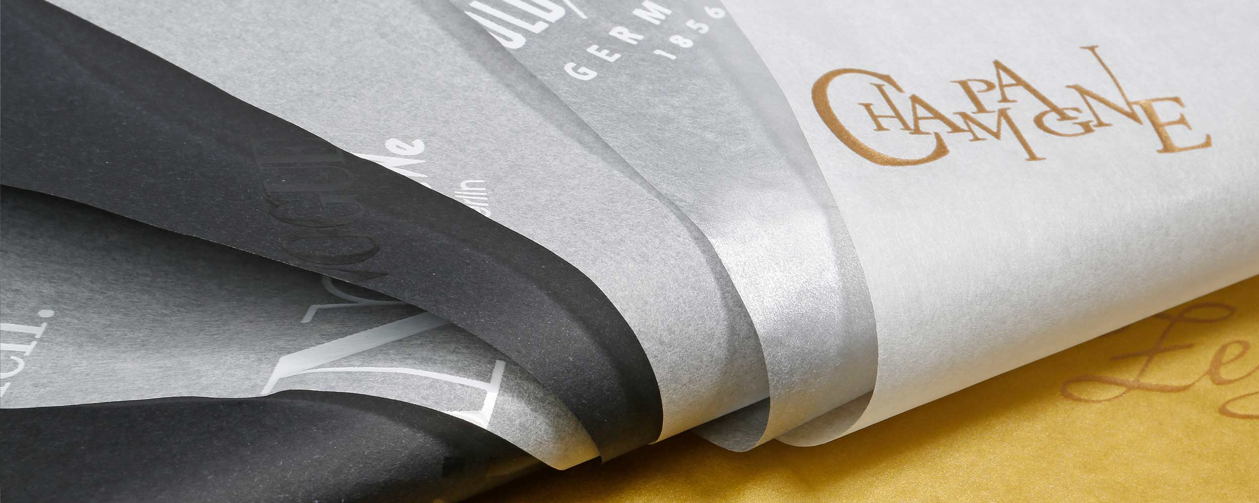 Zijde papier vloeipapier met opdruk (1 kleur) - Afbeelding 3