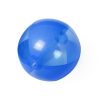 strandbal gestreept transprant blauw 28cm bedrukt met logo