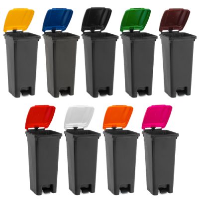 Zwarte Container 100L Bedrukken