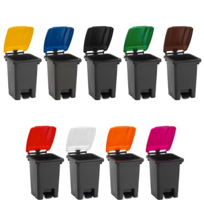 Zwarte Container 60L Bedrukken