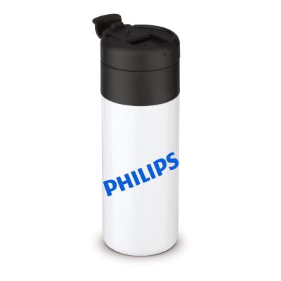 Dubbelwandige Thermobeker met Klep 400ml