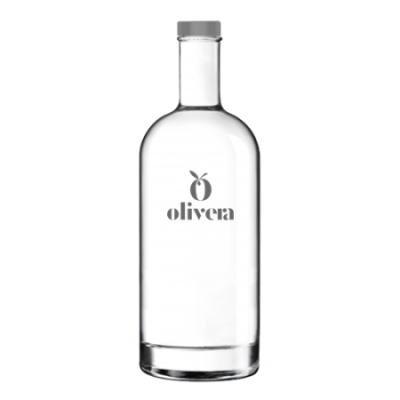 Glazen fles 1 liter Bedrukken