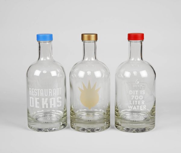 Glazen flessen met opdruk - glazen fles bedrukken