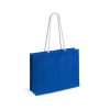 Blauwe jute tas bedrukken -blauwe jute tas met opdruk