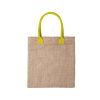 Jute tas geel hengsel bedrukken – jute tas bedrukken