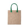 Jute tas groen hengsel bedrukken – jute tas bedrukken
