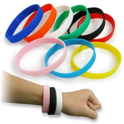 Siliconen polsbandjes Onbedrukt voorraad