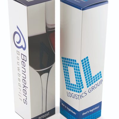 Wijn geschenk doos bedrukken