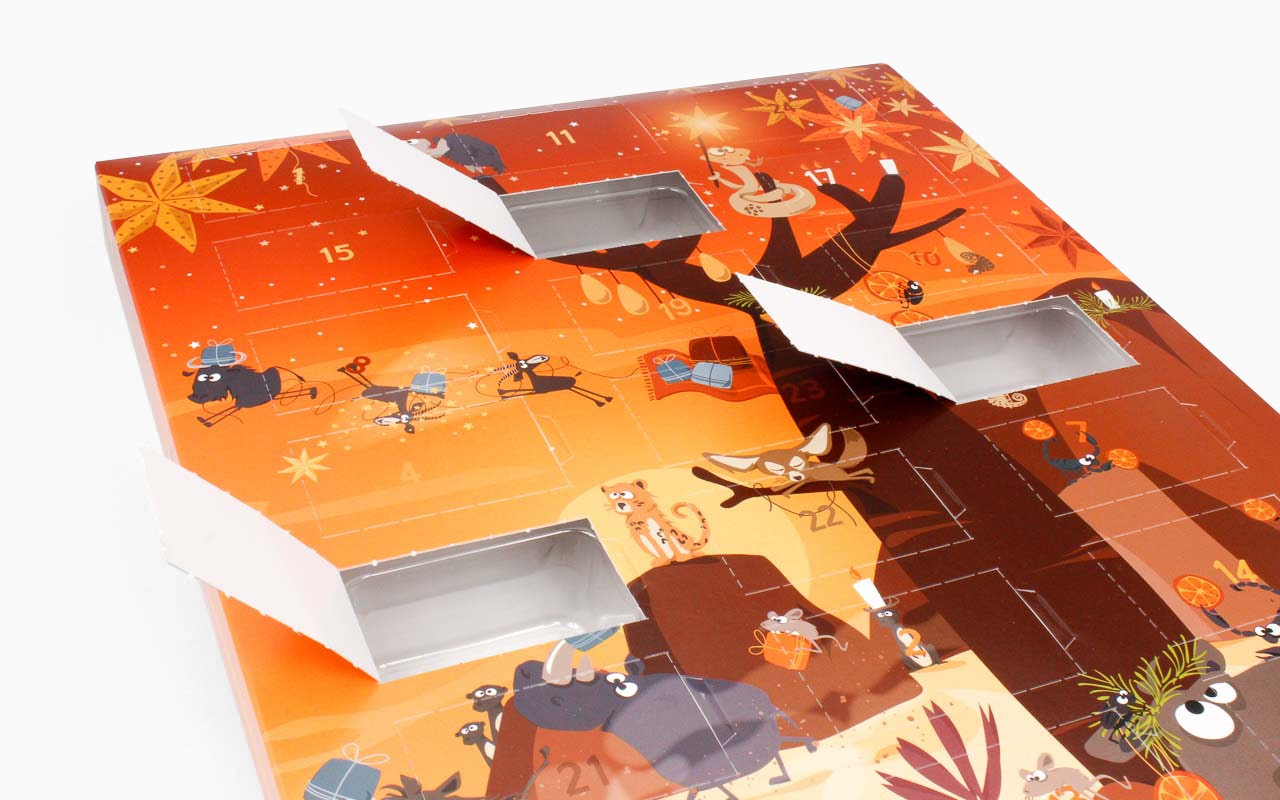 Adventskalender brievenbus maat laten bedrukken - Afbeelding 4