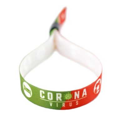 Corona toegang polsbandje bedrukken