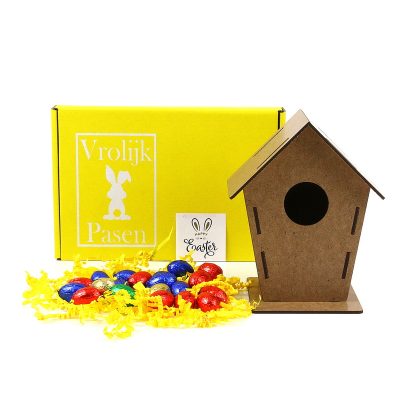 Pasen brievenbus pakket vogelhuisje