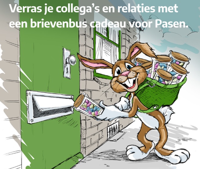 Pasen brievenbus snoeppot – Brievenbus mailing pasen - Afbeelding 6