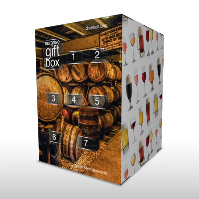 Bier Advent kalender doos  bedrukken