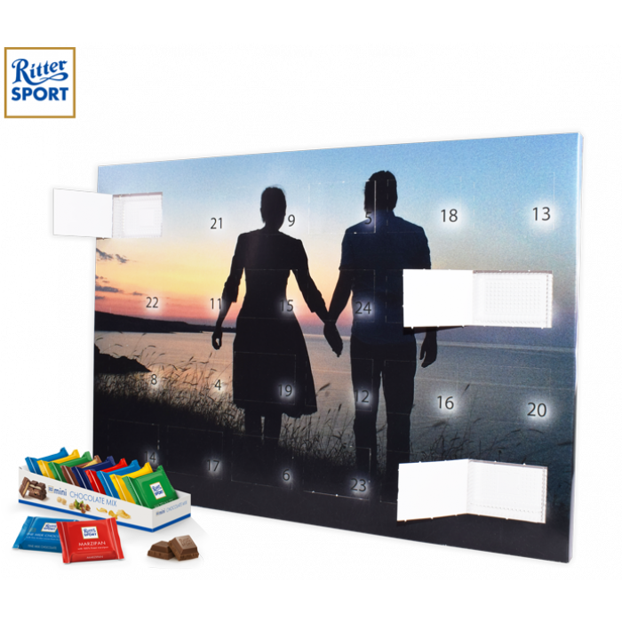 Adventskalender bedrukken met chocola – Ritter sport - Afbeelding 2