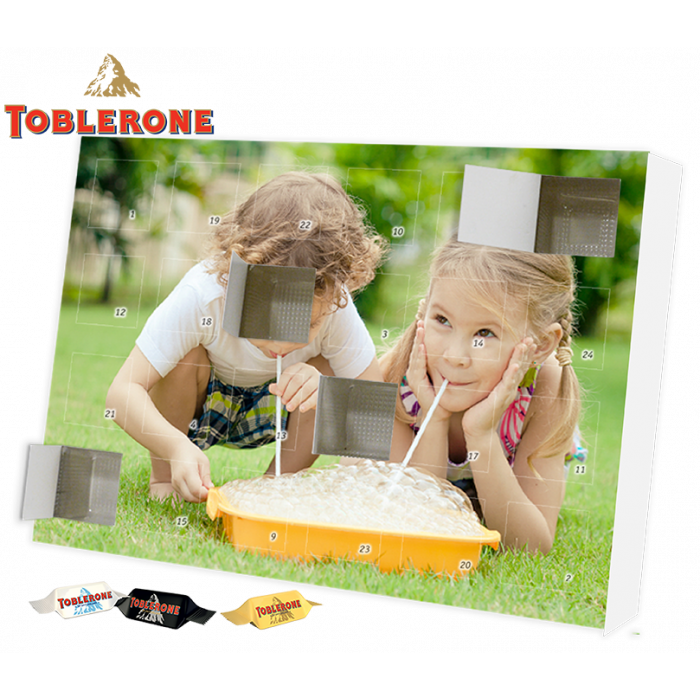 Adventskalender bedrukken met chocola – Toblerone - Afbeelding 2