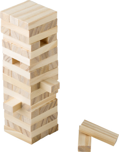 Houten jenga spel budget bedrukken - Afbeelding 3
