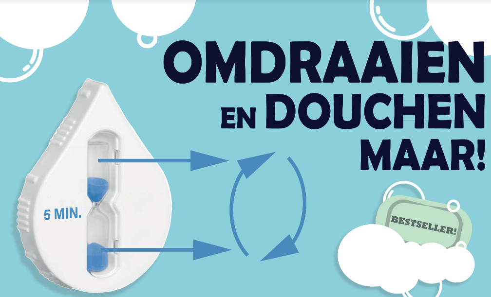 Douche timer bedrukken zandloper - Afbeelding 2
