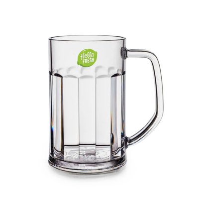 Herbruikbare plastic bierpul bedrukken 35cl