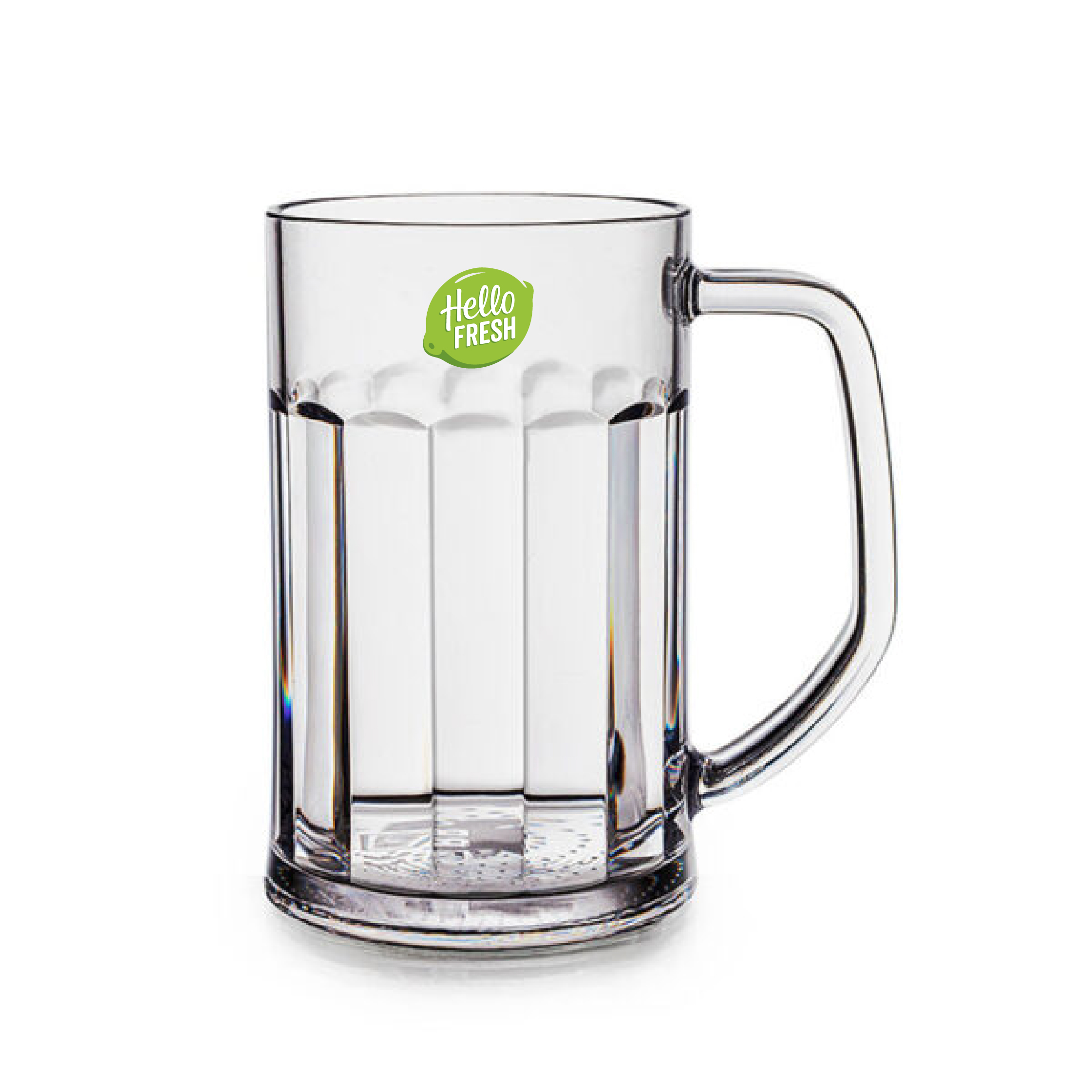 Herbruikbare plastic bierpul bedrukken 35cl