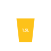 1,5 liter