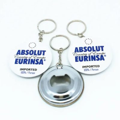 fles opener button bedrukken