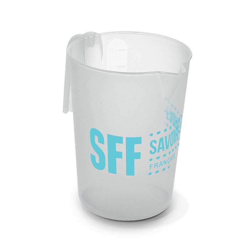 Herbruikbare plastic pitcher bedrukken 2L - Afbeelding 2