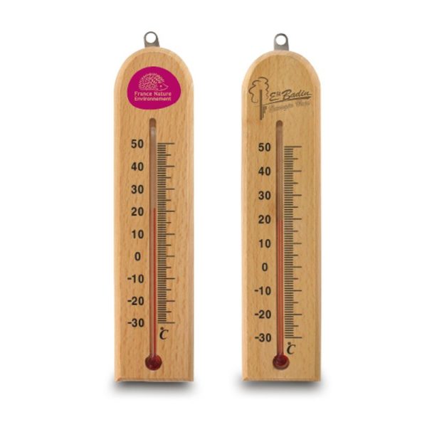Houten thermometer bedrukken