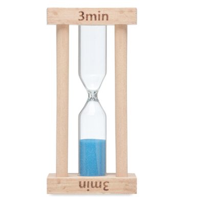 Houten zandloper bedrukken