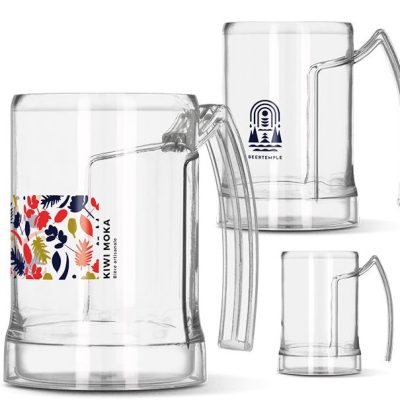 Herbruikbare plastic bierpul bedrukken 50cl